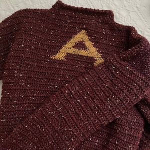 Custom Hand-Crocheted Weasley inspired Sweater!
