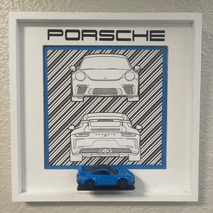 Porsche HotWheels wall art decor for men/husband/boyfriend/wife/women/girlfriend