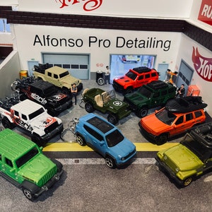 Jeep HotWheels and Matchbox Die Cast 1/64 custom keychains for men/husband/boyfriend/ women/wife/girlfriend