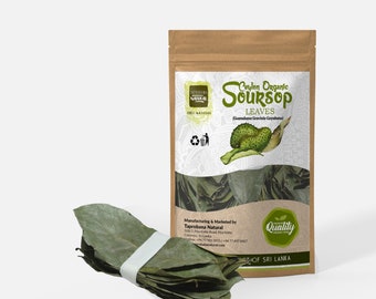 Organic Dried Soursop Leaves - Natural Health Elixir and Herbal Marvel