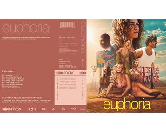 Custom Euphoria (Season 3) Blu-ray W/ Case