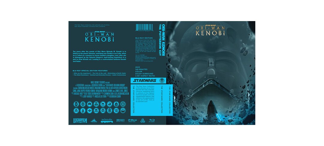 Custom Obiwan Kenobi Patterson Cut Bluray W/ Case Etsy