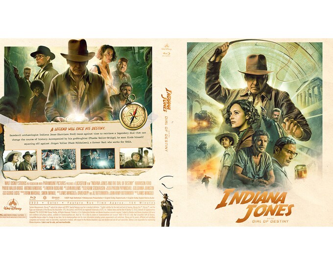Custom Indiana Jones and the Dial of Destiny Etsy