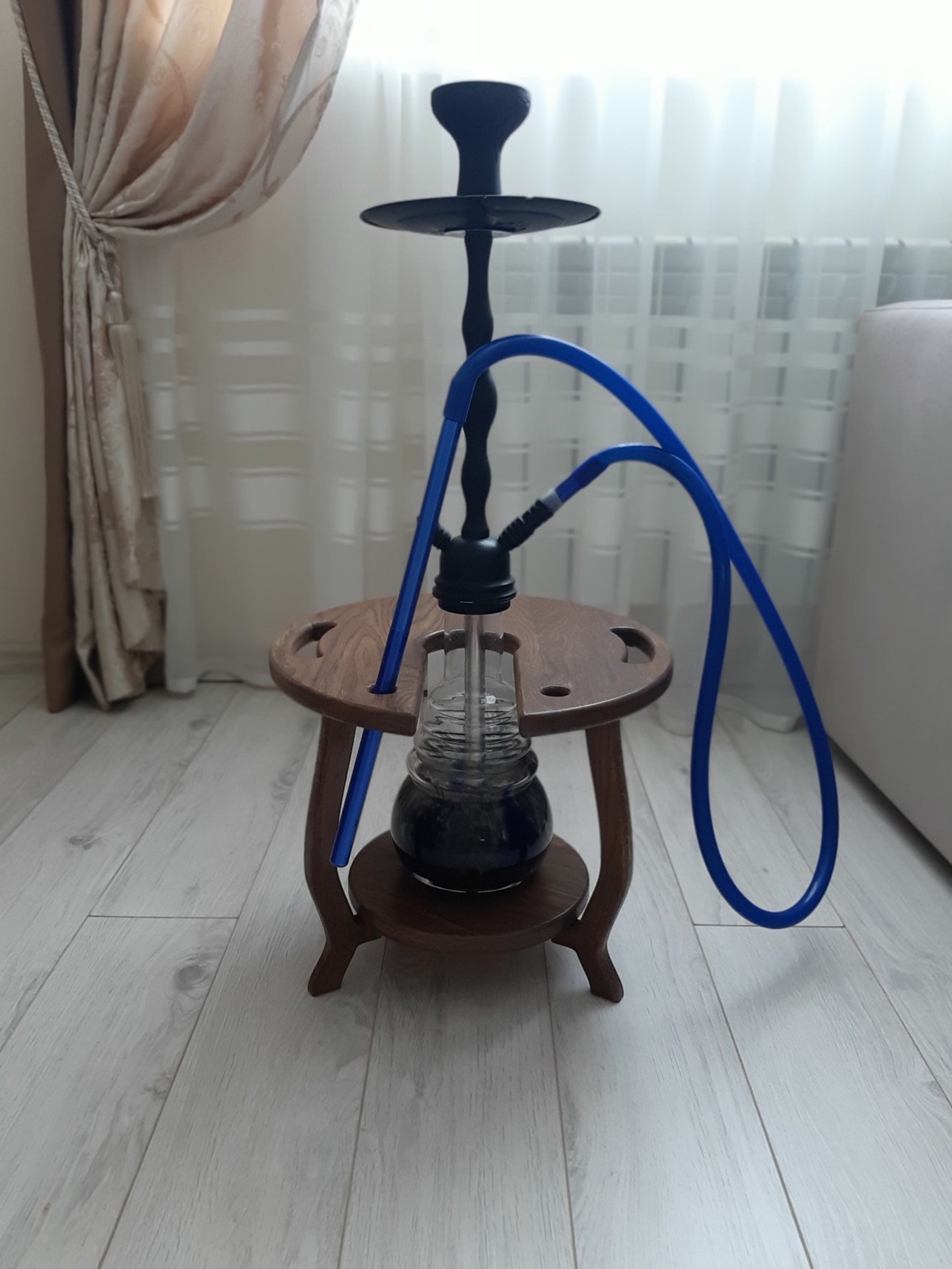 Portable Wood Hookah Table Hookah Accessories Hookah Stands Etsy