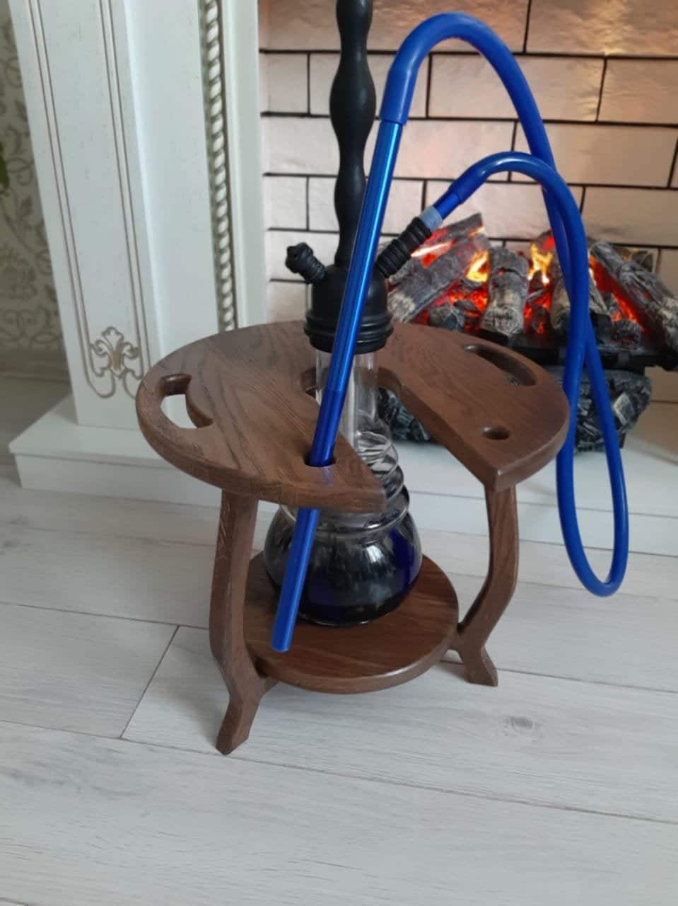 Portable Wood Hookah Table Hookah Accessories Hookah Stands Etsy