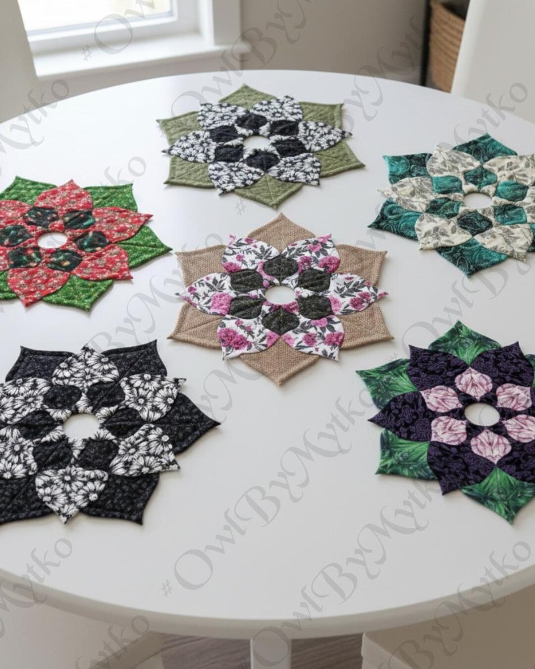 Table Mat Sewing Pattern (PDF_A4; US Letter) 2 Sizes - Etsy Australia