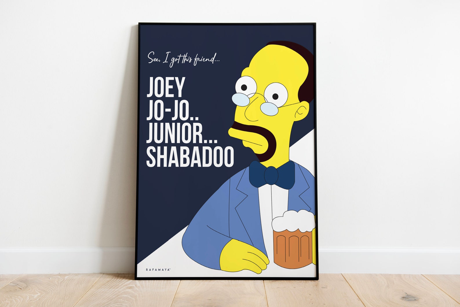 The Simpsons Joey JoJo Junior Shabadoo Poster Etsy