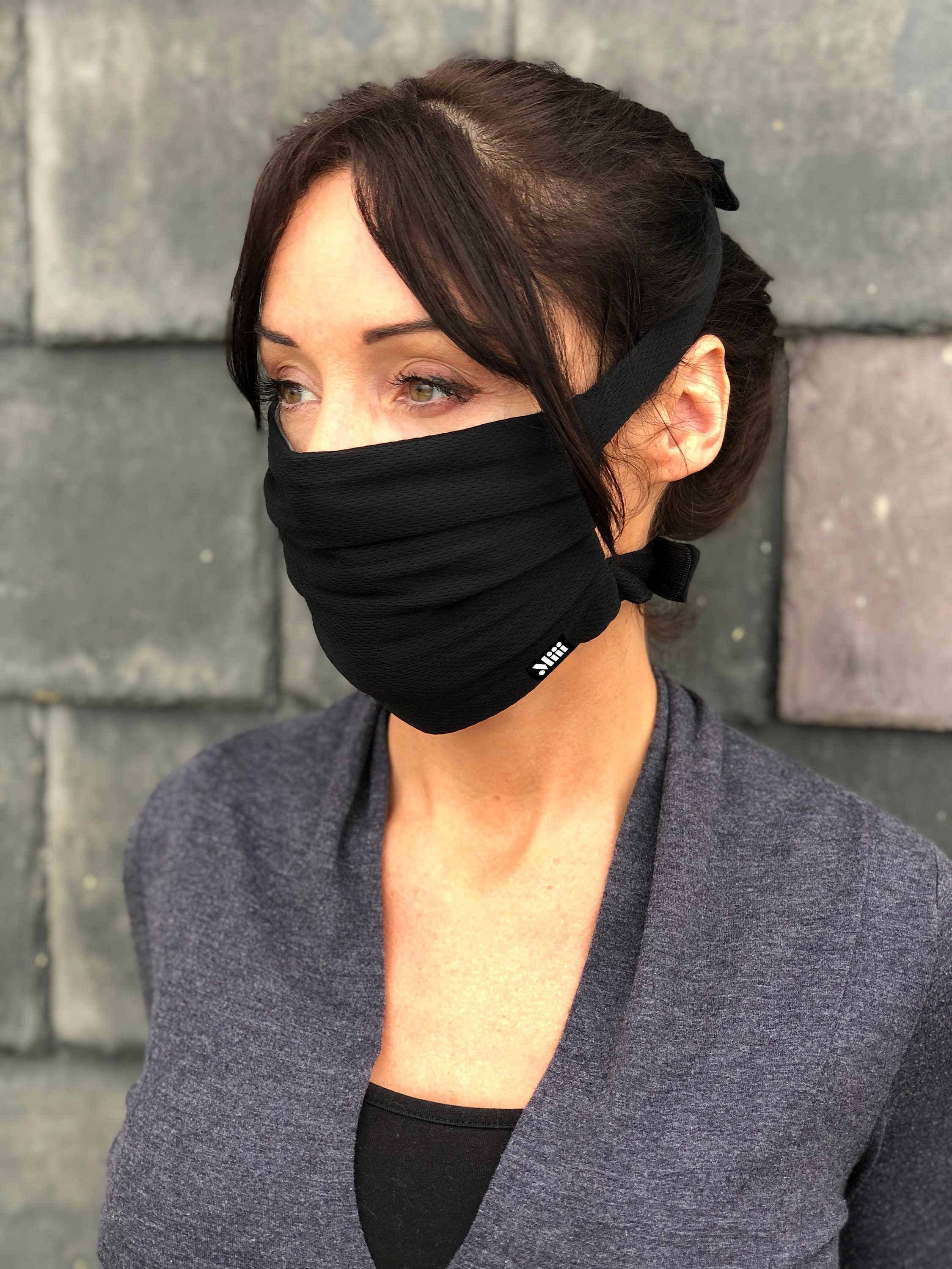 Duo velcro Face Mask Antibacterial Fabric Washable Face Mask Etsy