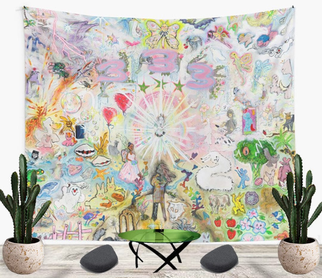 333 Bladee Album Cover Wall Tapestry - Etsy