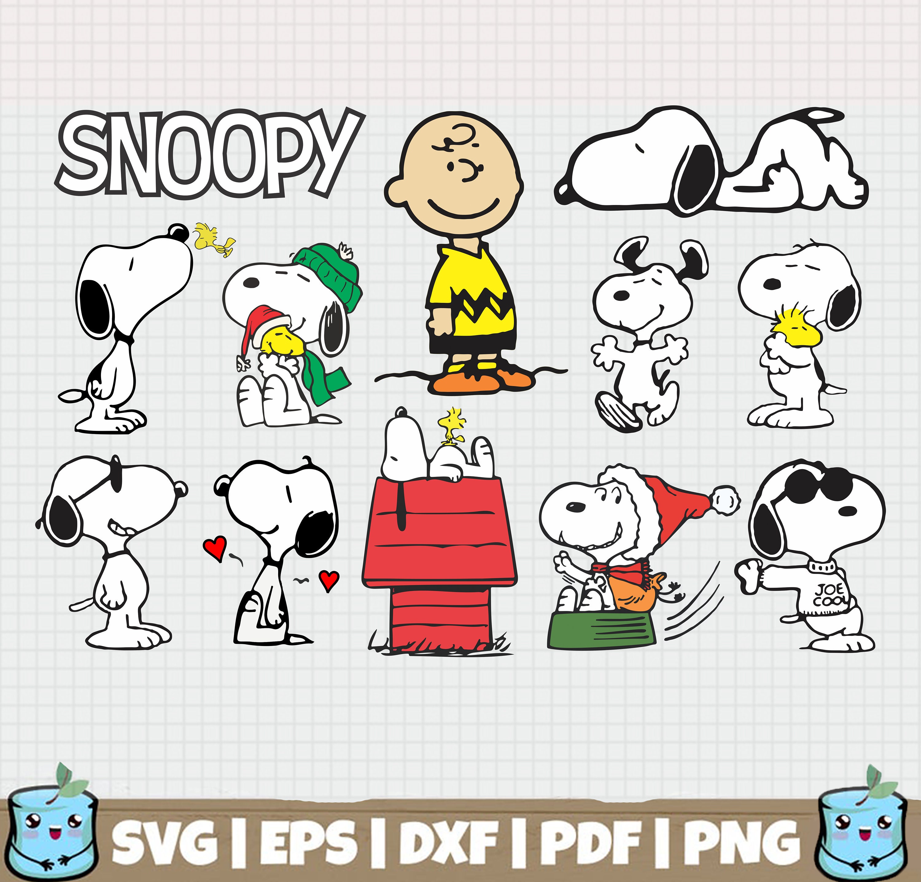 Snoopy/Peanuts Candy Like Stickers, The Peanuts Gang Happy Mail, Harley,  Junk Journal, Skating, Deco Stickers, Stationery, Collecting.