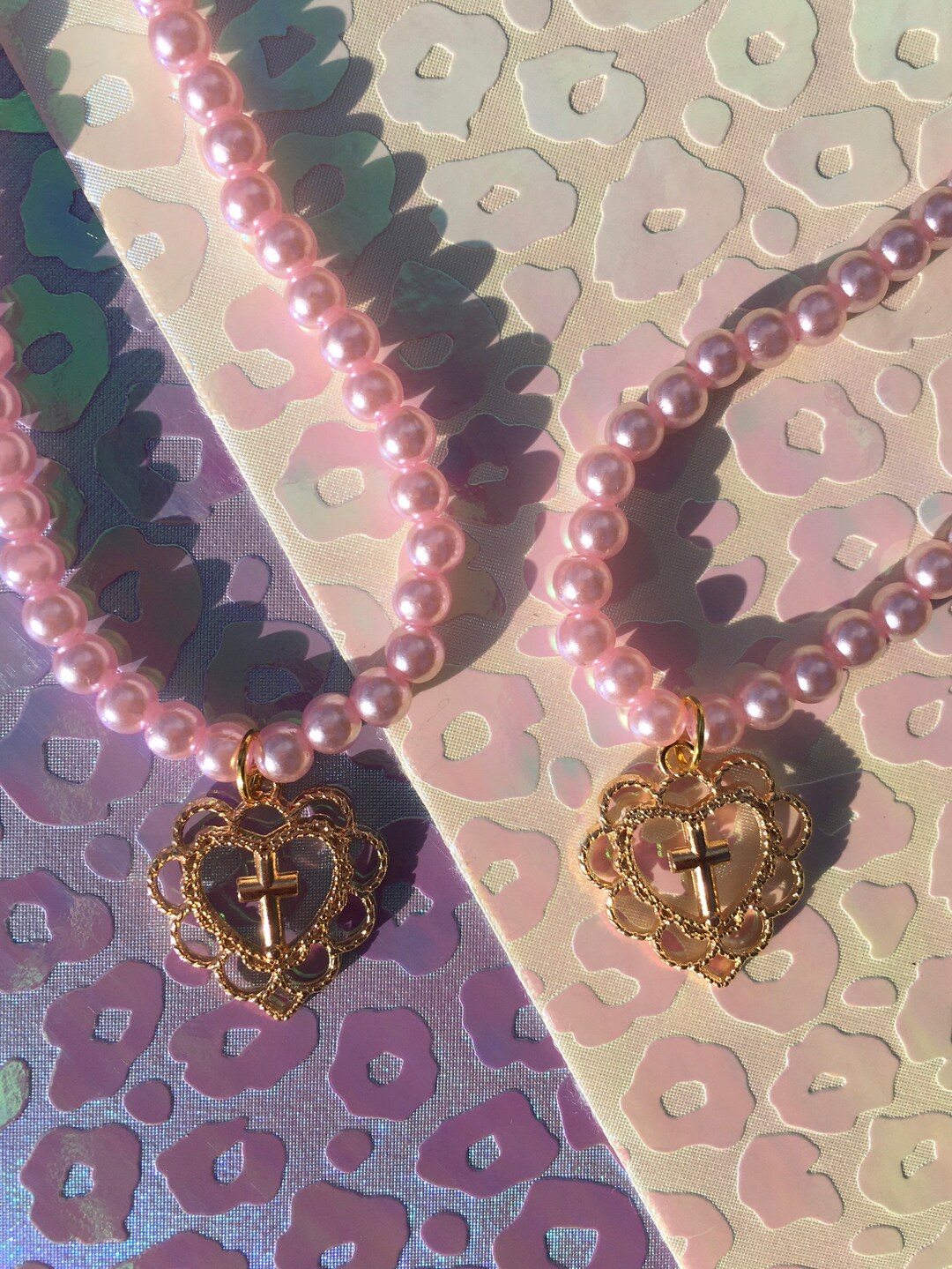 Fairy Coquette Pearl Choker Y2K Princess Dolly Golden Necklace Etsy