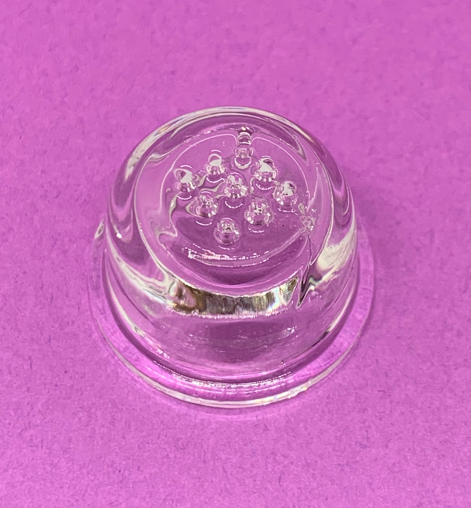 9 Hole Glass Bowl Insert for Silicone Pipes Replacement Bowl Etsy