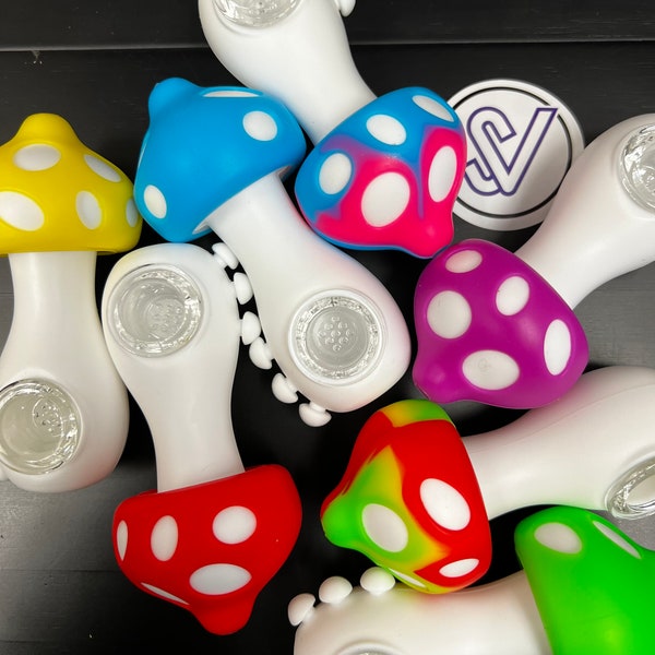 4 Replacement Glass Bowls For Silicone Pipes – Clear, Standard Size