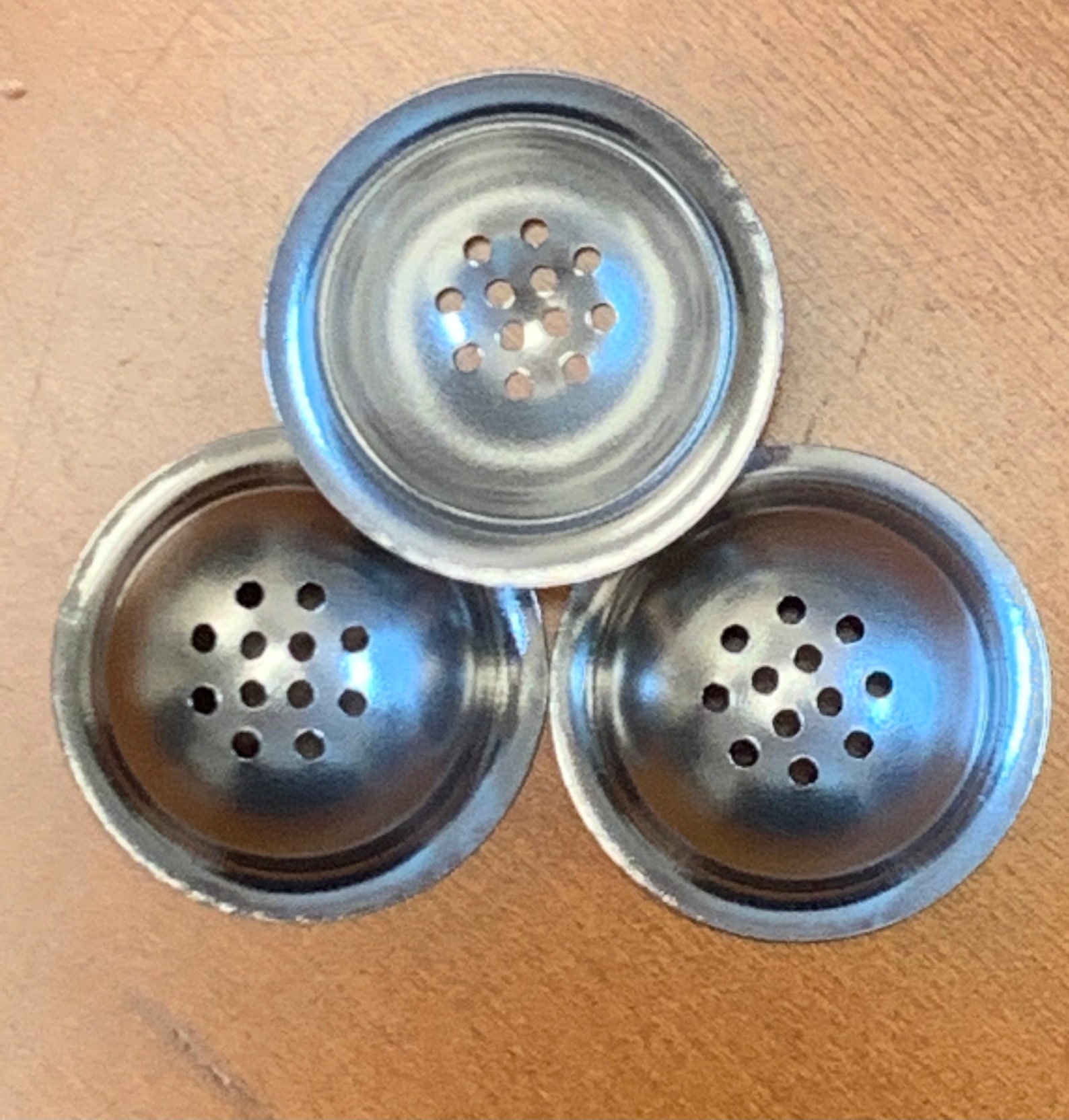 12 Hole Metal Bowl Insert 2 Pack for Silicone Pipes Spoon Etsy