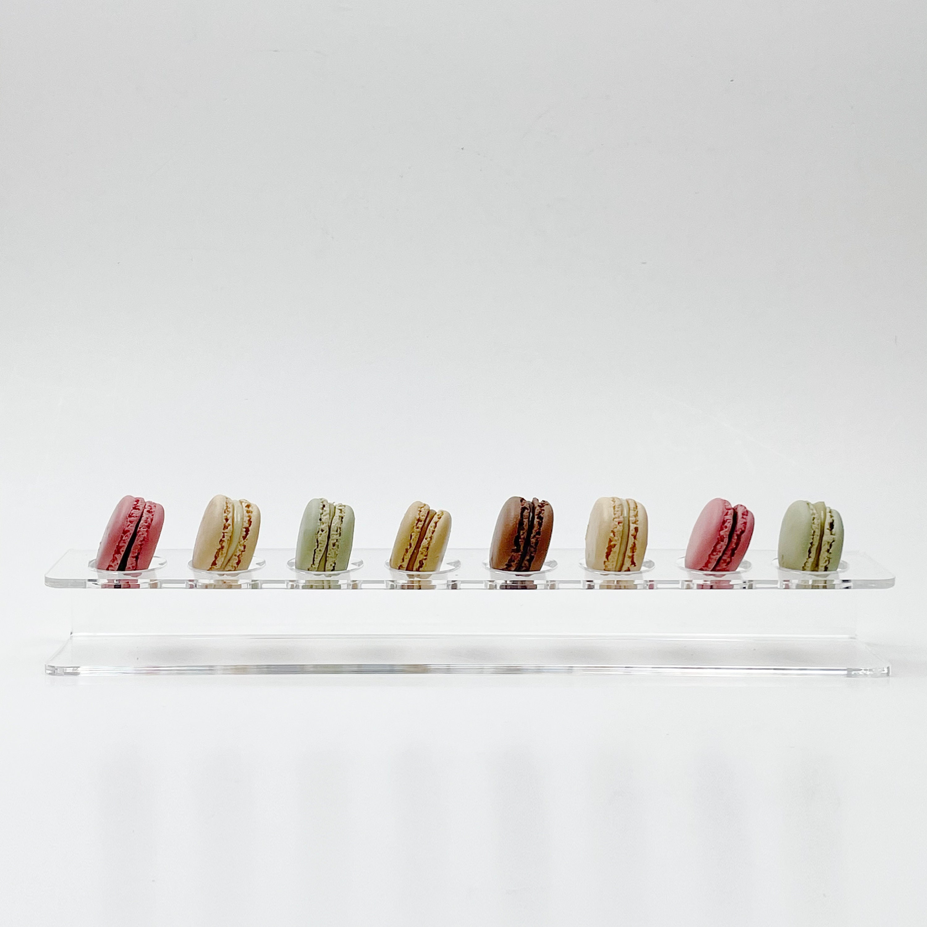 Acrylic Macaron Display Stand 8 Macarons Holder Cantilever Etsy UK