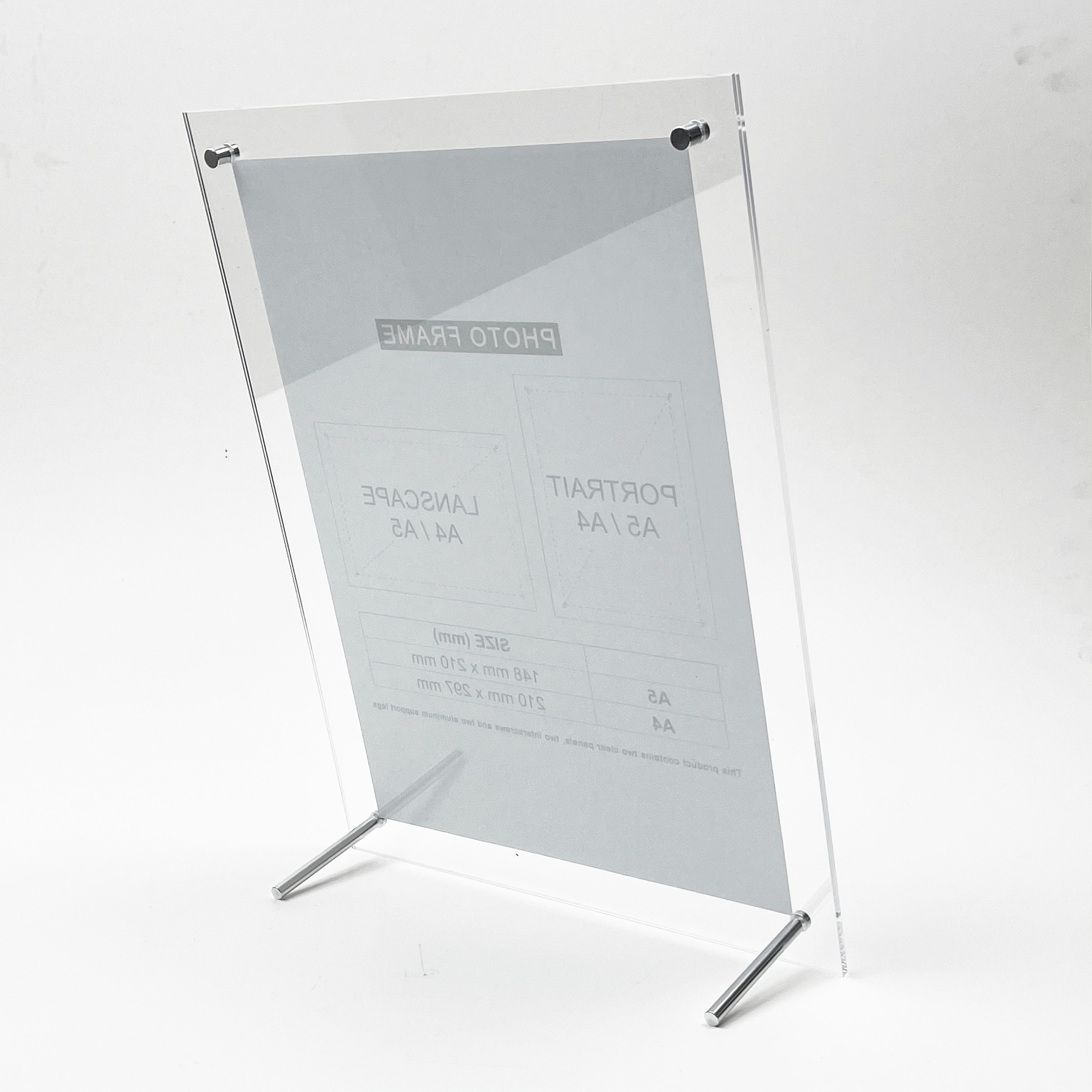 A4/A5 Clear Acrylic Photo Frame Picture Frame Art/Award Etsy