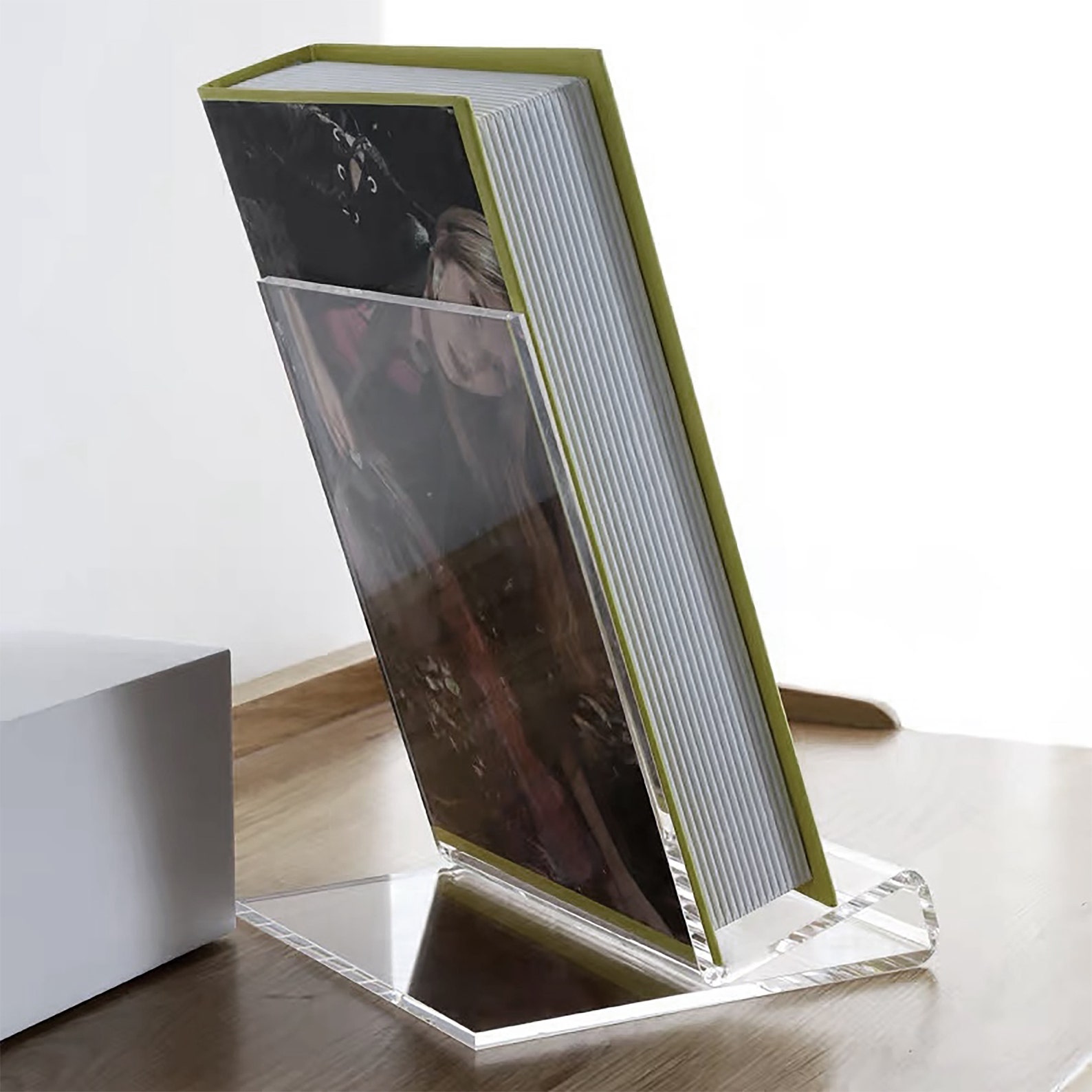 Acrylic Book Stand Book Stand Cantilever Acrylic Book Etsy.de