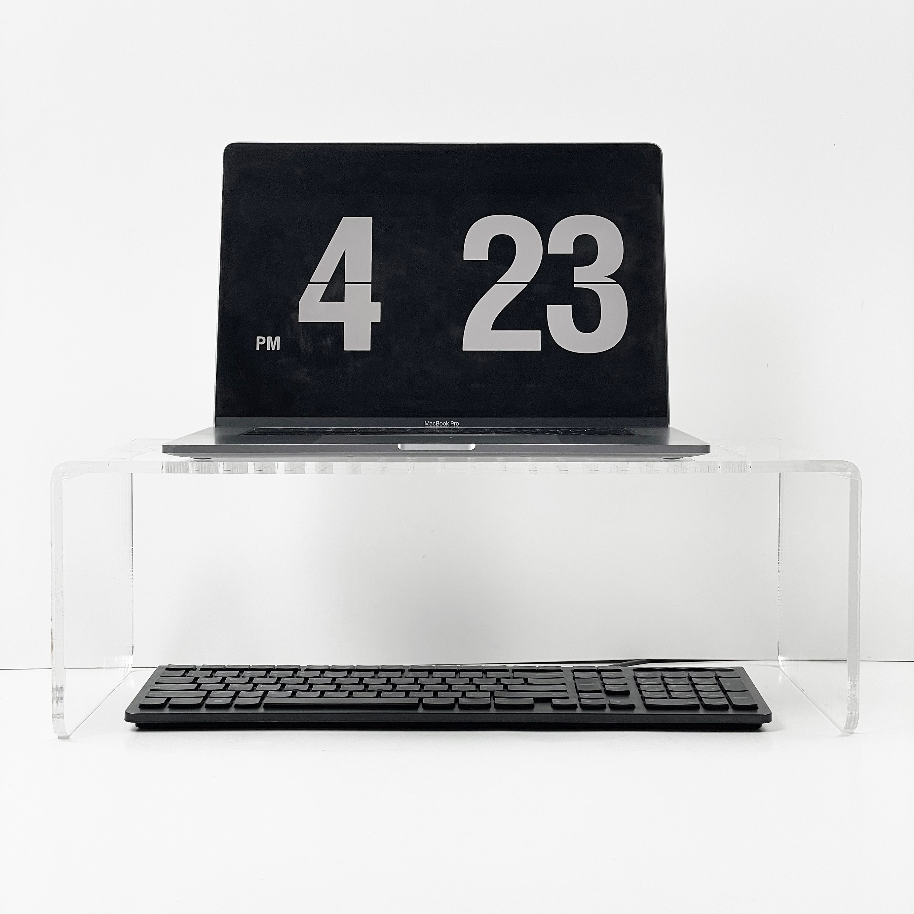 Premium Computer Stand Keyboard Storage Designers Laptop Etsy