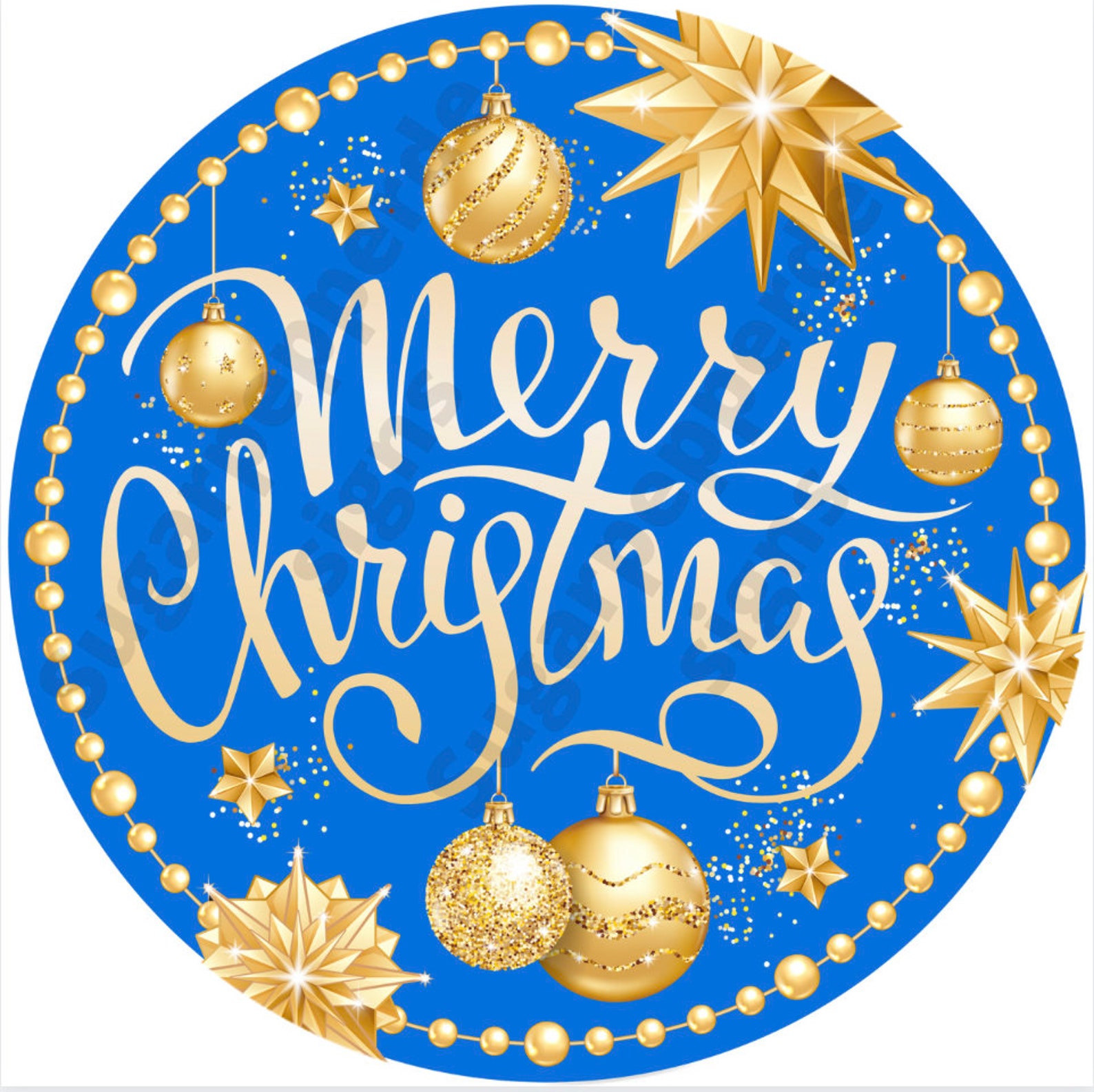 Merry Christmas Sign For Wreath 