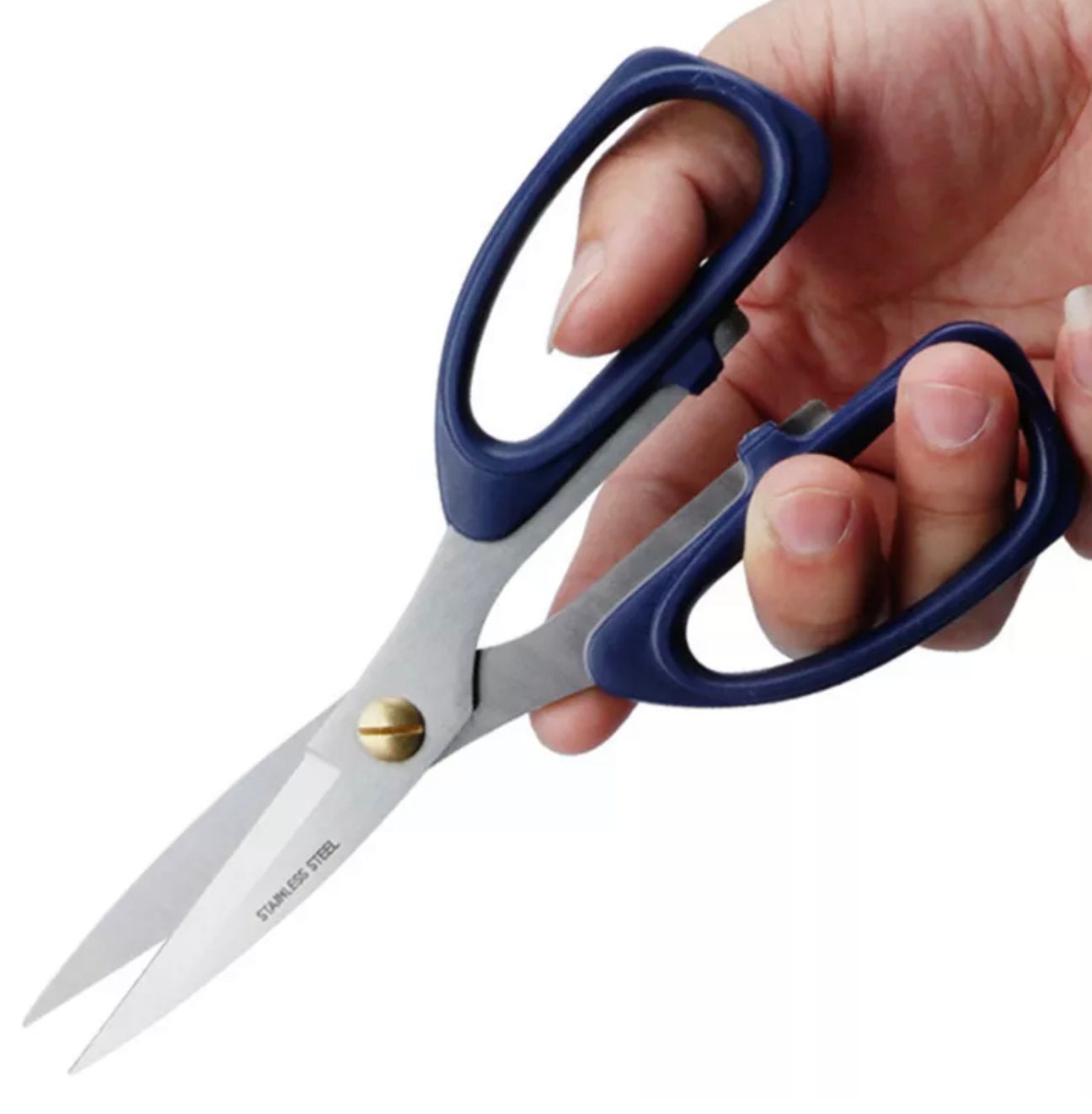 Grand Opening Kit-Ribbon, 10 inch Metallic Blue Bows, & Blue Handle  Scissors-Easy Ribbon Cutting Ceremonial Supplies Pack (Blue Kit)