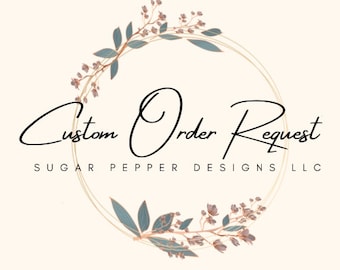 Custom Metal Sign, Custom Sublimation Sign, Custom Wreath Sign, Sugar Pepper Designs, Door Decor, Wreath Attachment