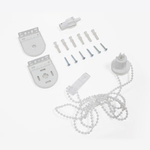 Roller Blind Repair Kit Brackets and Chain for 25mm Internal Diameter  Roller Blind Tube 
