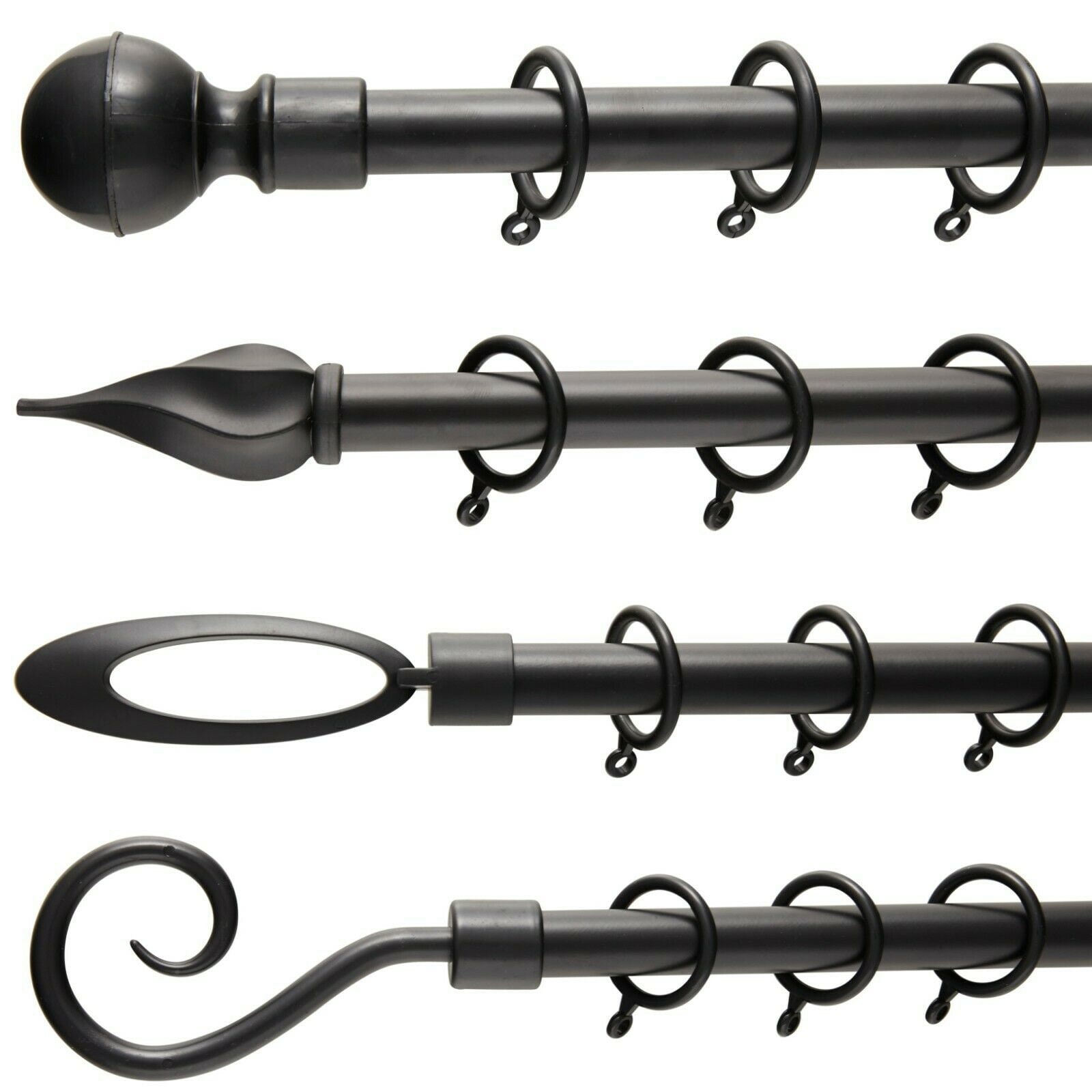19 Mm Extendable Metal Curtain Poles Black Silver Colours Etsy 19-mm-extendable-metal-curtain-poles-black-silver-colours-etsy