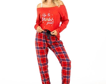 Up to Snow Good Christmas Pyjama Set Women Nightwear / PJ / Lounge Set