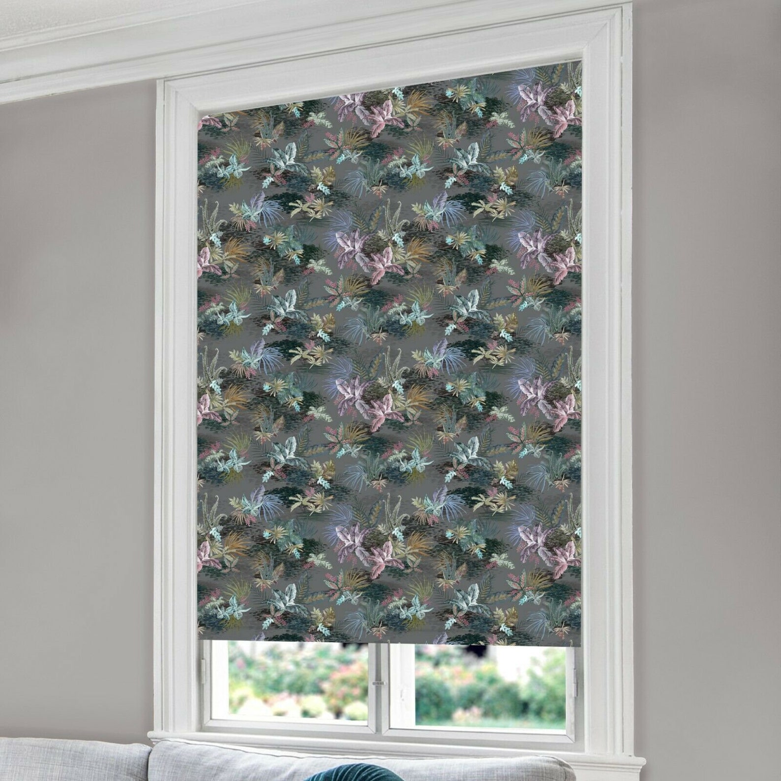 Jungle Design Blackout Roller Blinds Windows Child Safety Cut Etsy