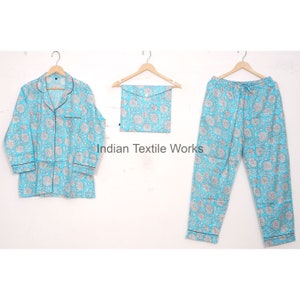 EXPRESS SHIPPING PURE cotton pj set, Pajama set, Indian Cotton Night wear, Soft Cotton Night suit, Bridesmaid GiftPajama Cotton Pajama Price