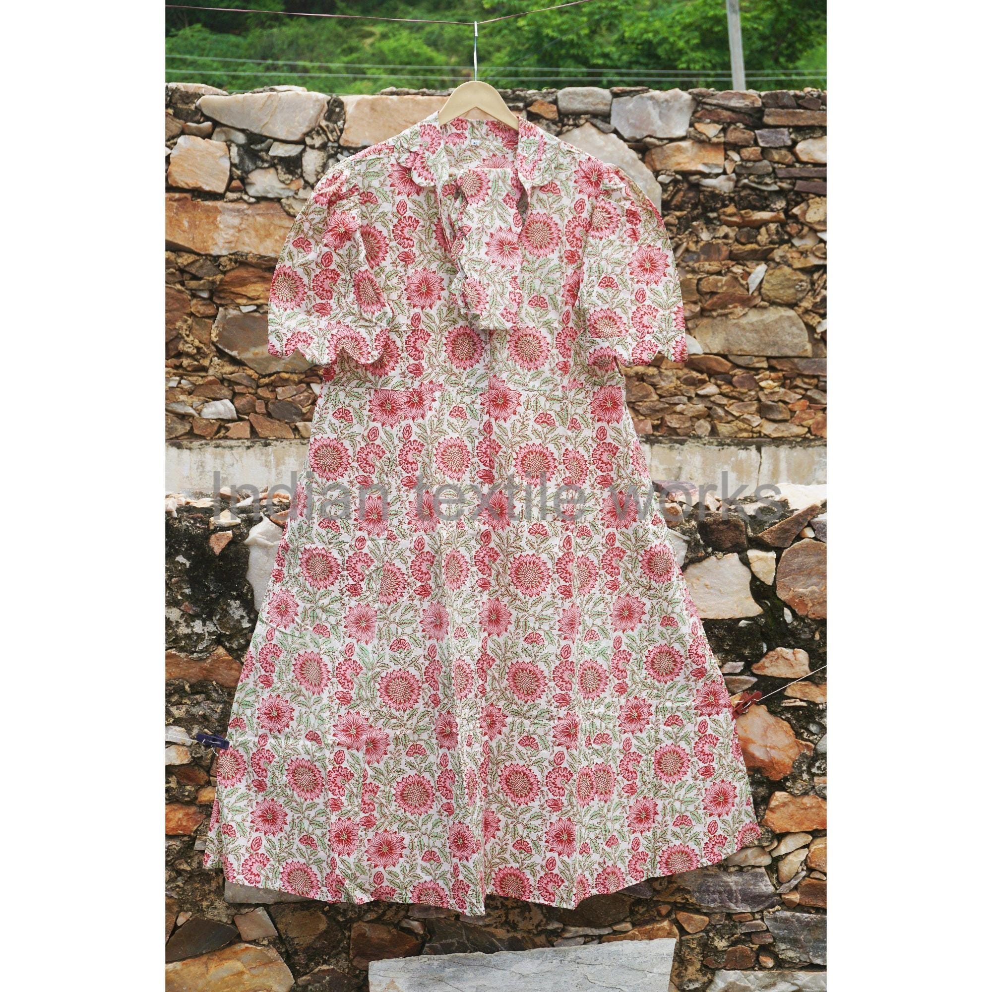 chinese dress ladies Seasalt Ladies Secret Cove 3/4 Sleeve Midi Dress Woodblock Bloom Marit
