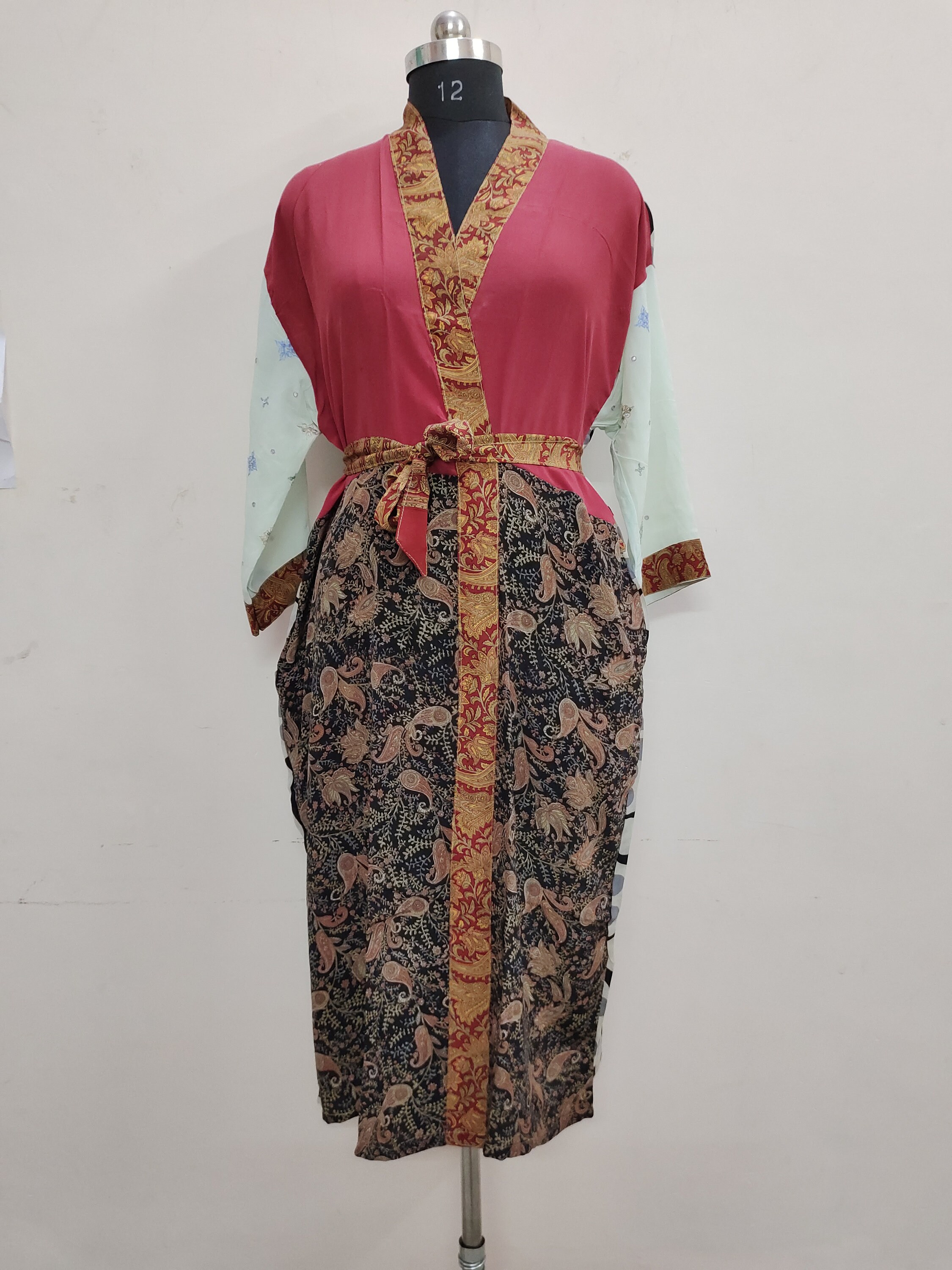 silk sari kimono