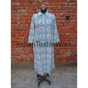 Cotton Dress Summer Dress, Block Print Dress, Women Dress, Women Floral Print Dress, Boho Dress, Beach Dress, Indian Vacation Cotton Dress