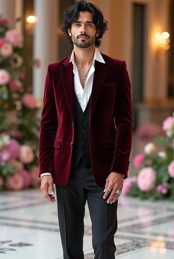 Velvet Blazer Dress Ruby Red Blazer Velvet Jacket Maroon Suit