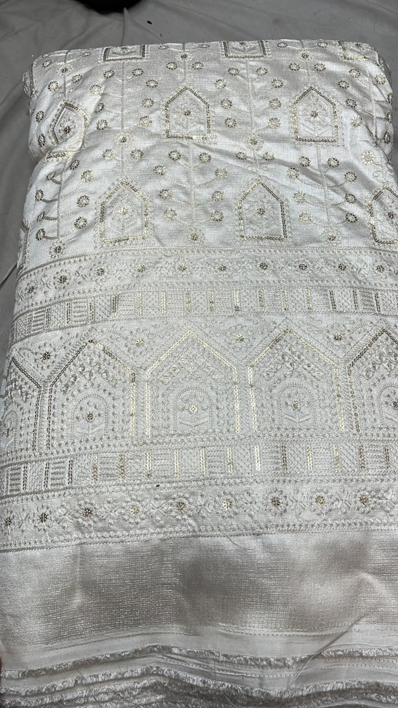 Herren Jodhpuri Anzug : Pailletten Zari Bandhgala, pakistanische Bräutigam Blazer Bild 3