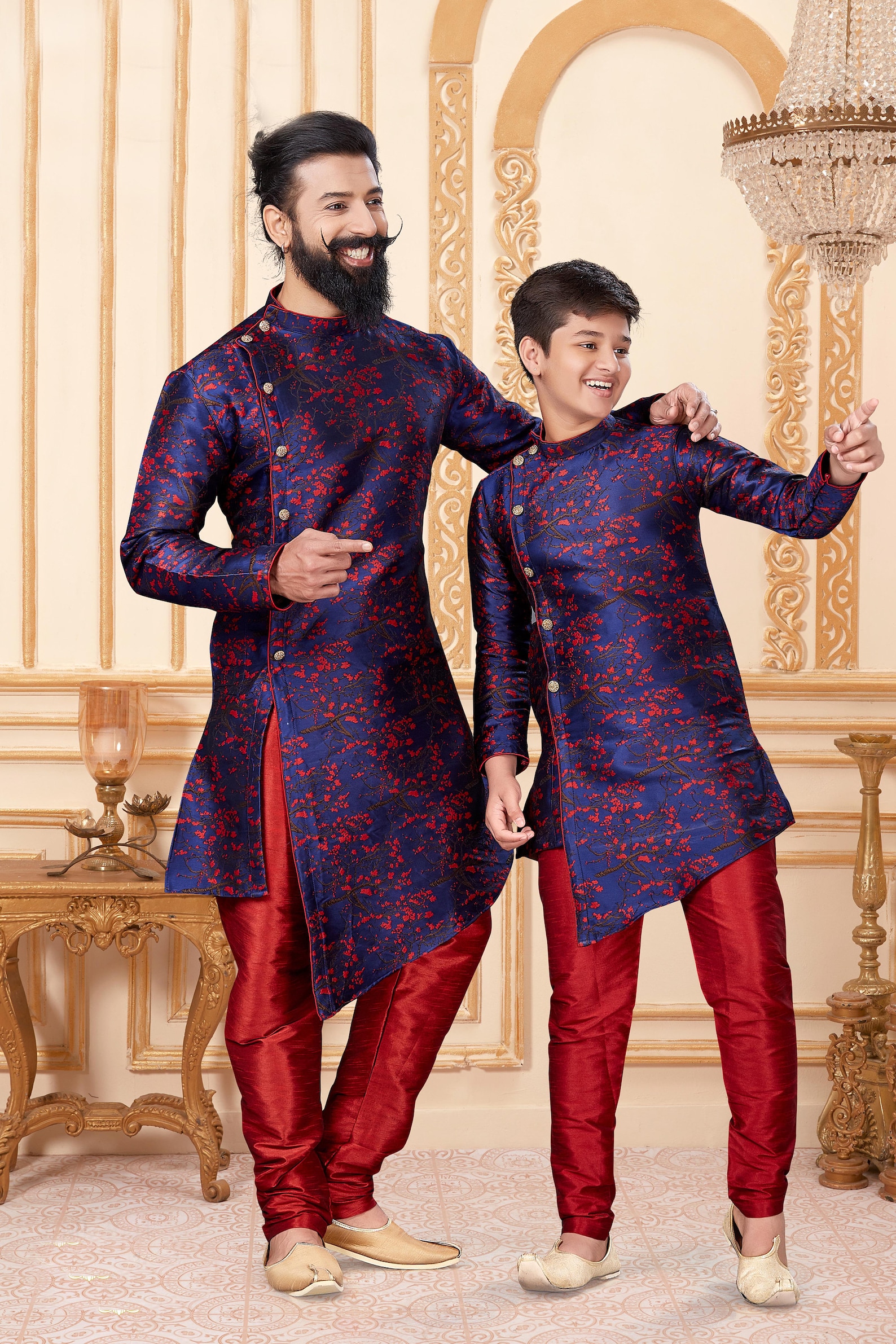 matching sherwani for father and son