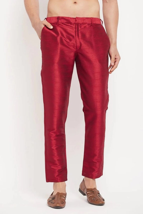 Men's Trousers Silk Pant Casual and Formal Bottom Wear Party Wear Slim Fit  With Expend Waist Set Trouser Pant - Etsy