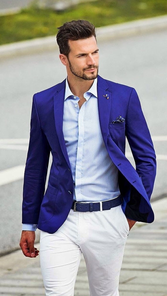 Madhu Couture Designer Blue Coat Formal Fashion Wedding 3 Piece Groom Party Wear Coat Vest Pant Suit for Men. Etsy Canada