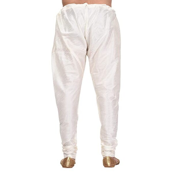 Cream Cotton Churidar Pyjama