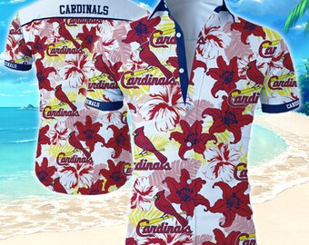 stl cardinals hawaiian shirt