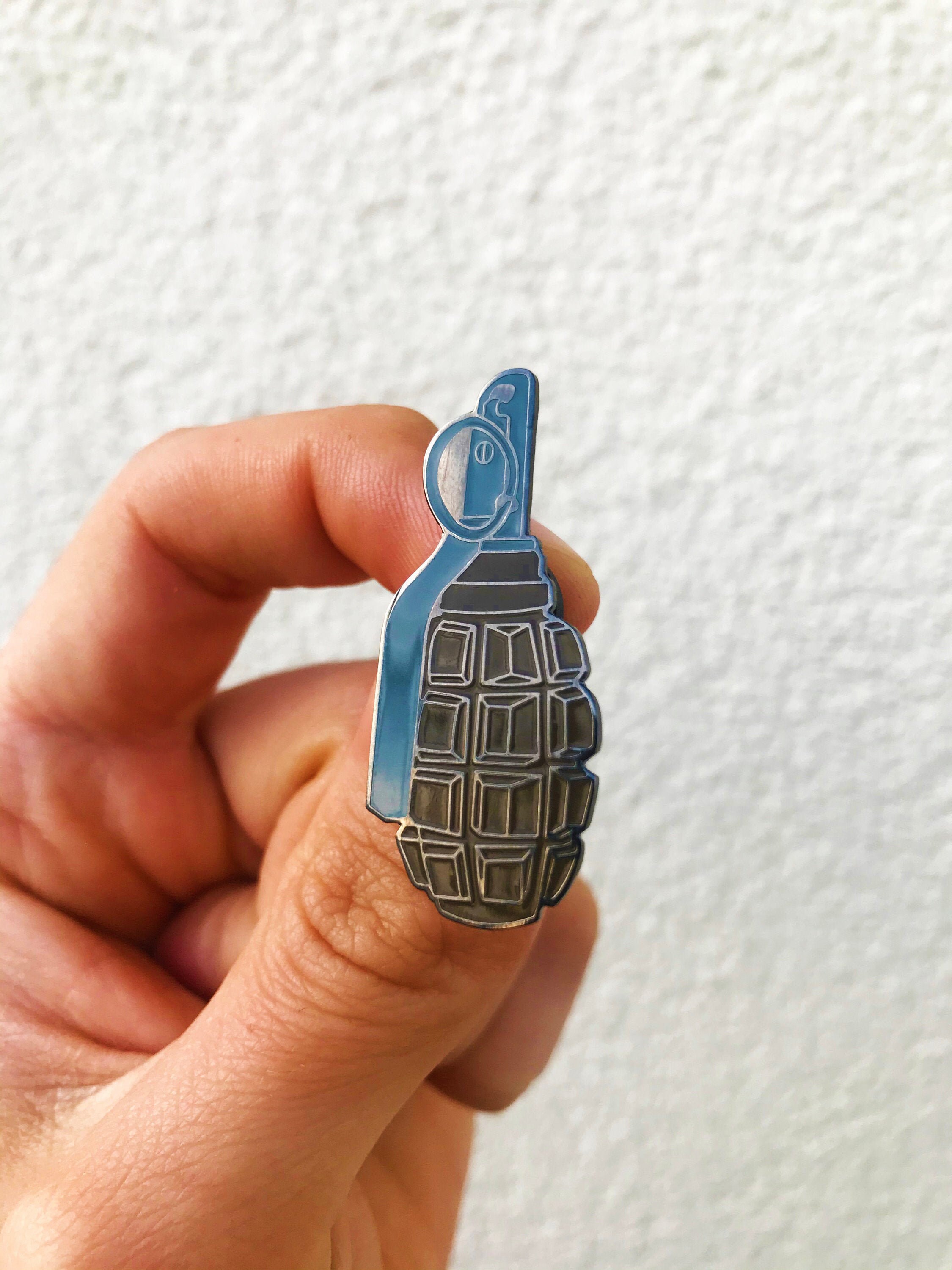 F1 Hand Pineapple Grenade Enamel Lapel Pin Hat Pin Badge Etsy