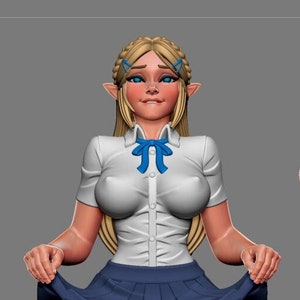 Sexy Princess Girl pinup Fan-art Resin Model