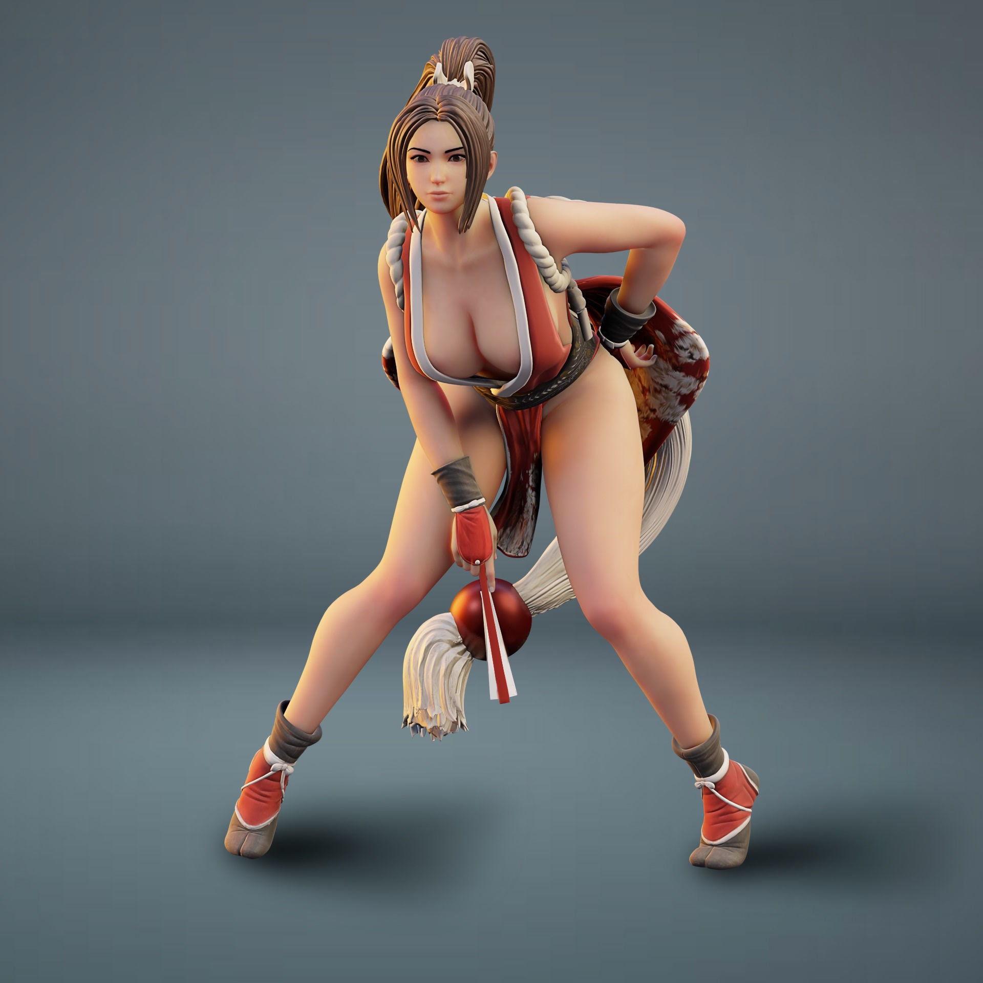 Sexy Fighter Girl pinup Fan-art Resin Model