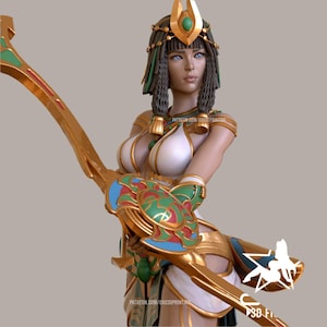 Ägyptische Göttin Pinup Fan-Art Resin Model