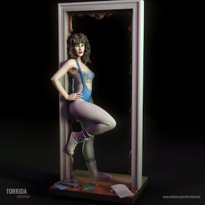 80&#39;s Movie &quot;Lisa&quot; Figurine Model Kit