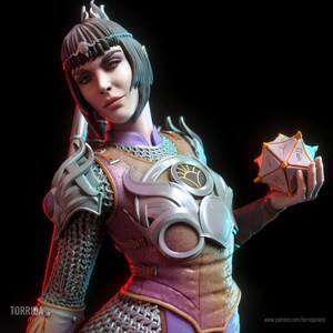 Shadow Warrior Pinup 3d Resin Print