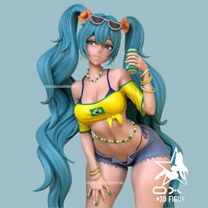 Pop Idol Girl pinup Fanart-Resinmodell