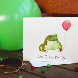 Fête des grenouilles -- papier cartonné Célébration respectueux de l'environnement