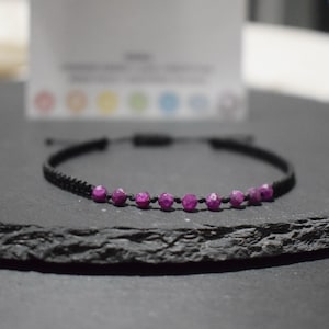 Ruby Crystal Bracelet