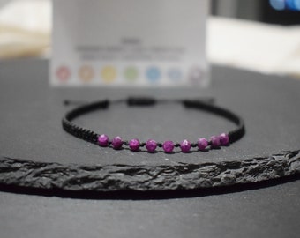 Ruby Crystal Bracelet